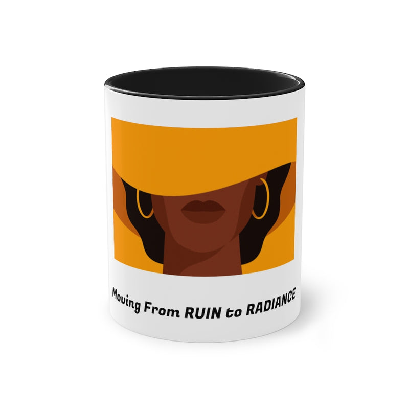 Ruin to Radiance Two-Tone Coffee Mug, 11oz