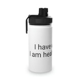 My Confession Stainless Steel Water Bottle, Sports Lid