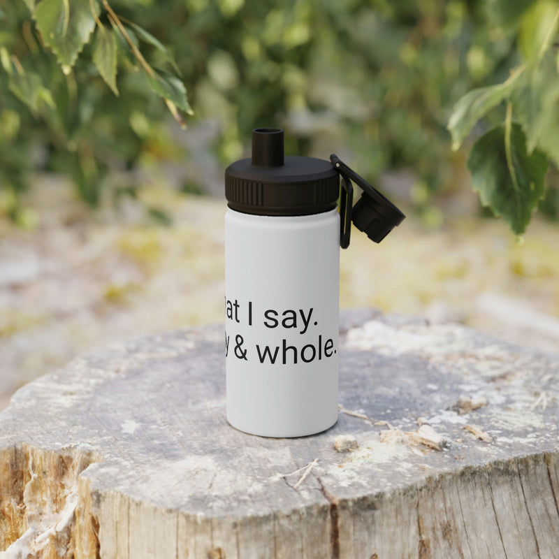 My Confession Stainless Steel Water Bottle, Sports Lid