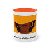 Ruin to Radiance Two-Tone Coffee Mug, 11oz