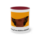 Ruin to Radiance Two-Tone Coffee Mug, 11oz