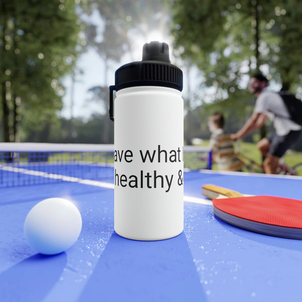 My Confession Stainless Steel Water Bottle, Sports Lid