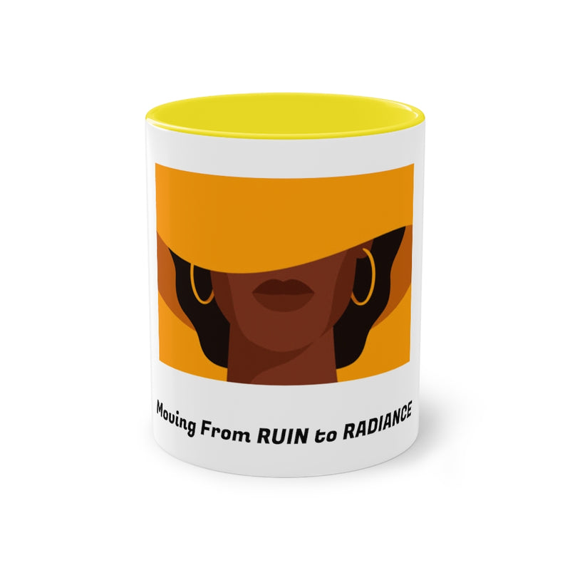 Ruin to Radiance Two-Tone Coffee Mug, 11oz